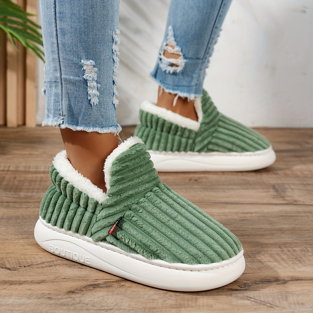 Avery | Soft Plush Indoor Slippers