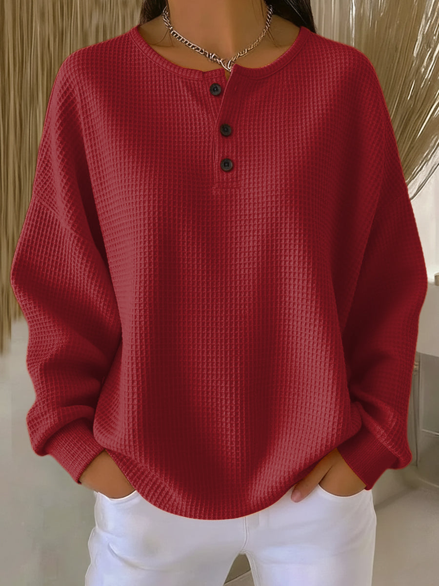 Jennifer | Cozy Classic Henley Top