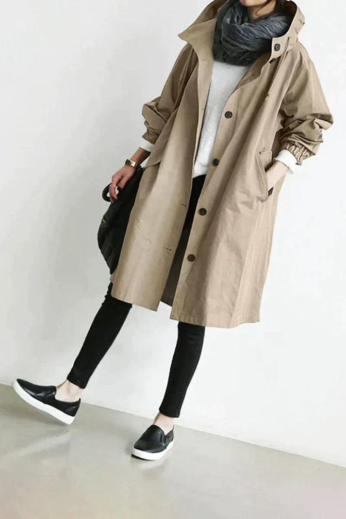 Sadie | Hooded Trench Coat