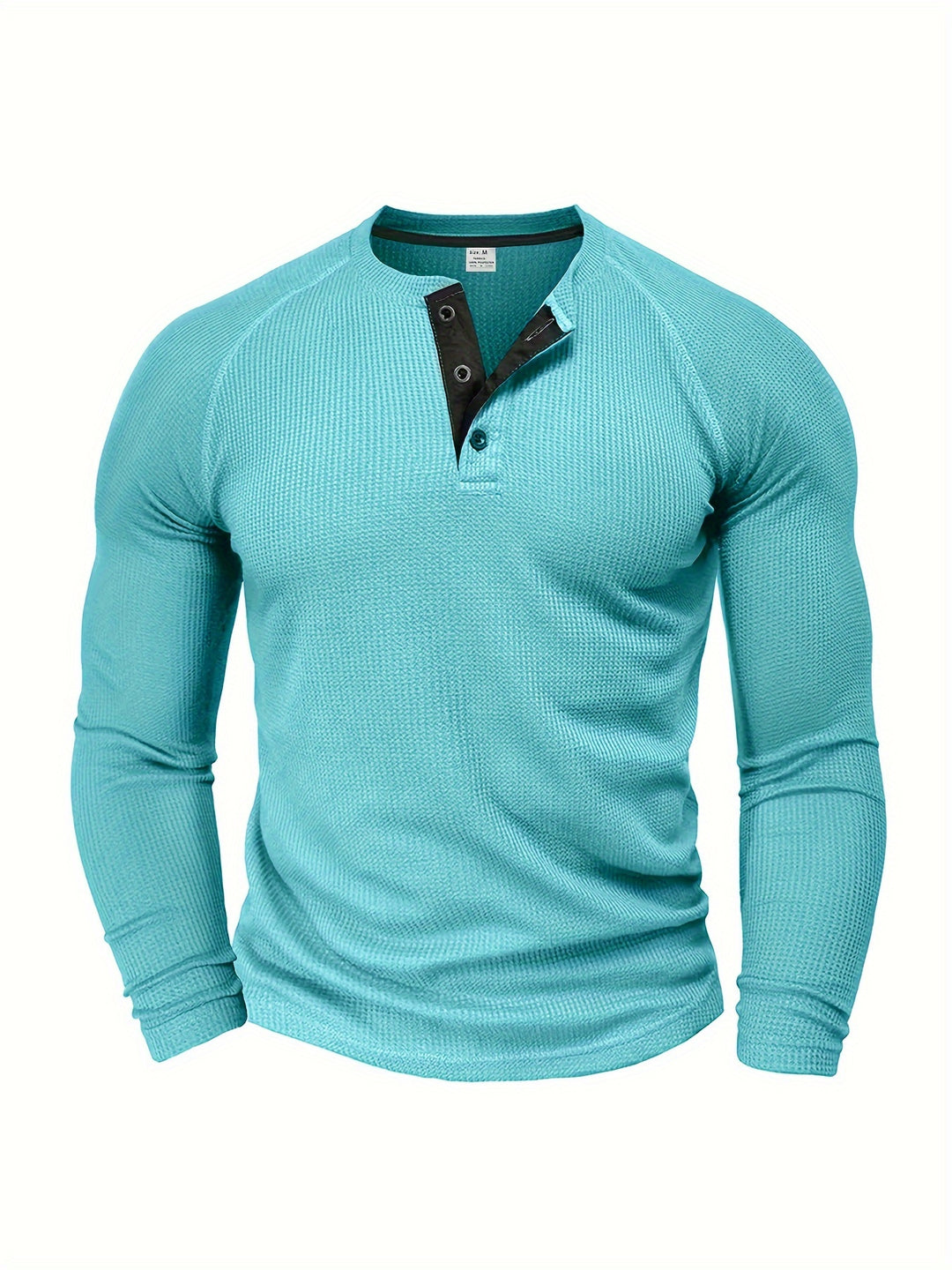 Connor | Classic Button-Neck Long Sleeve Tee
