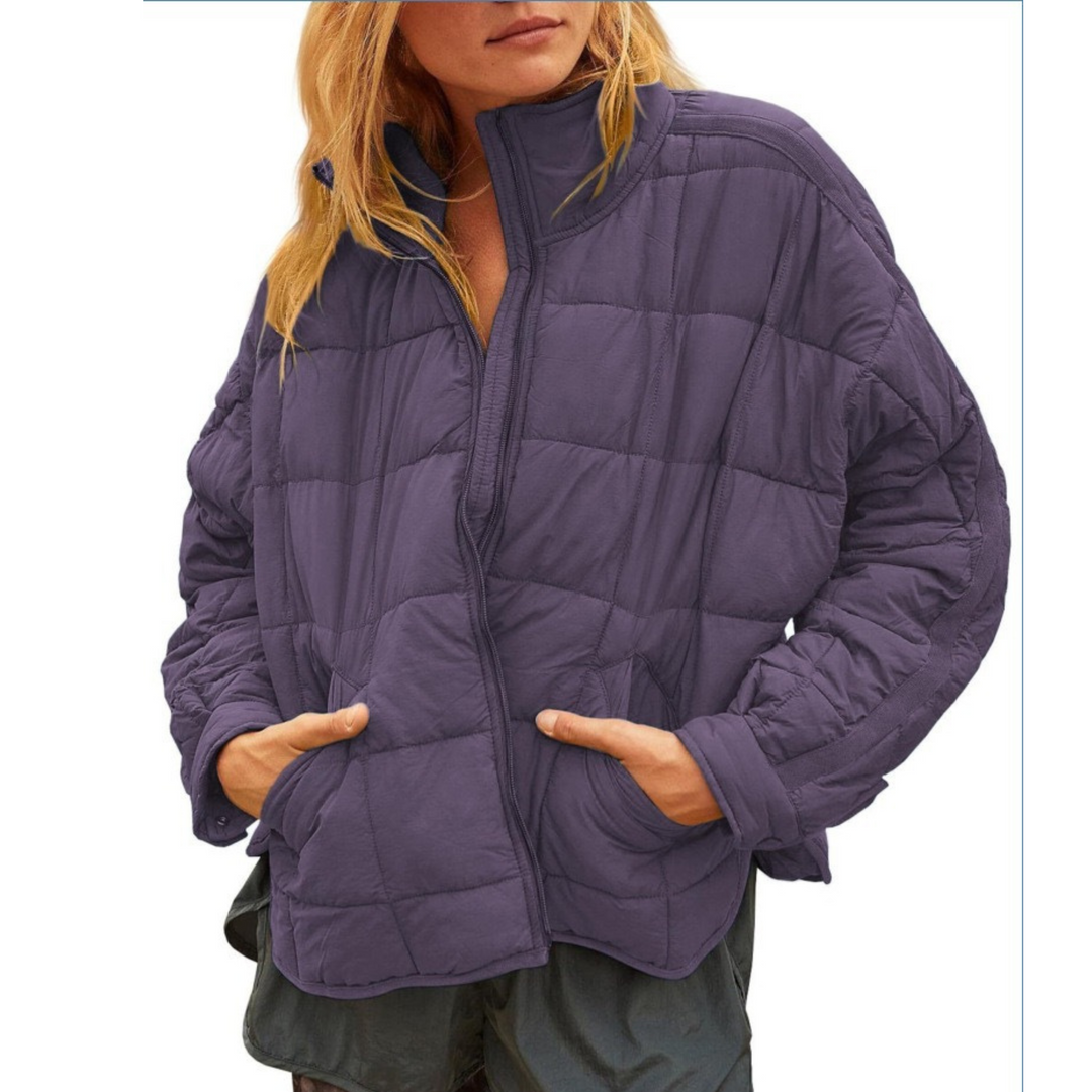 Cynthia | Lightweight Zip Puffer Jacket