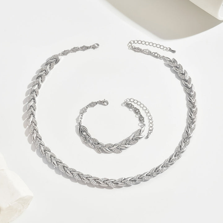 Emma | Elegant Crystal Fishtail Jewelry Set