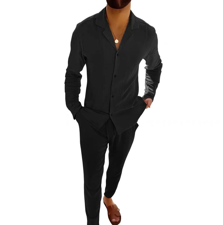 Julian | Relaxed Button Shirt & Pants Set