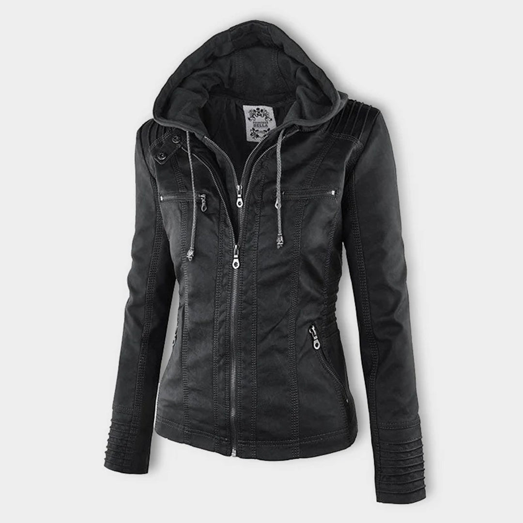 Elena | Timeless Chic Leather-Look Jacket