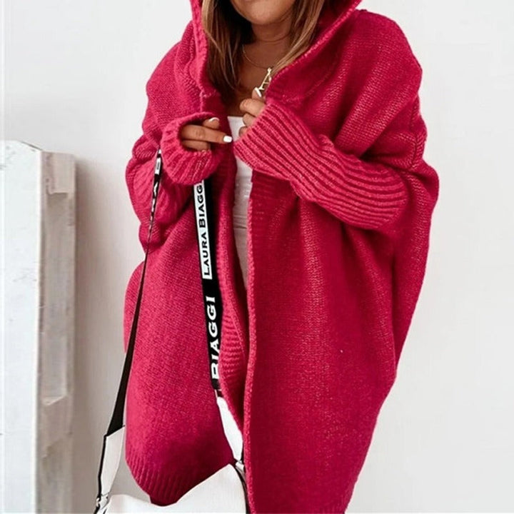 Harper | Soft Flowing Hooded Knit Cardigan
