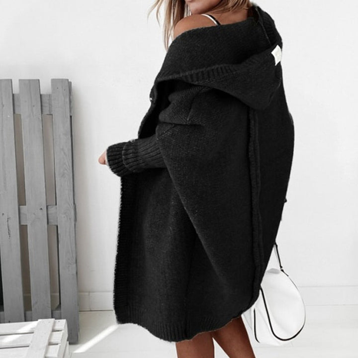 Harper | Soft Flowing Hooded Knit Cardigan