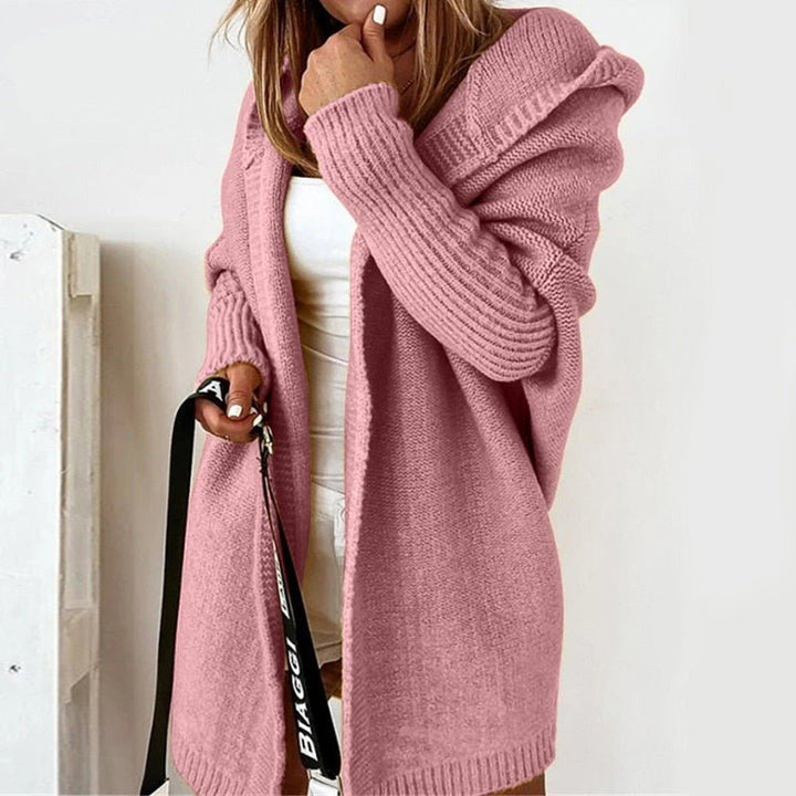 Harper | Soft Flowing Hooded Knit Cardigan