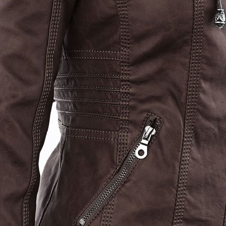 Elena | Timeless Chic Leather-Look Jacket
