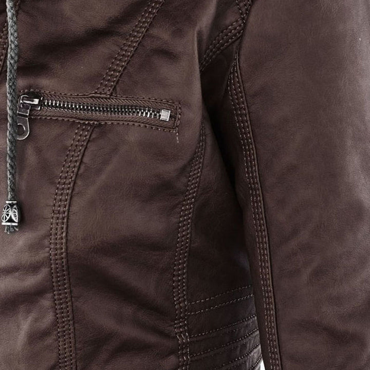Elena | Timeless Chic Leather-Look Jacket