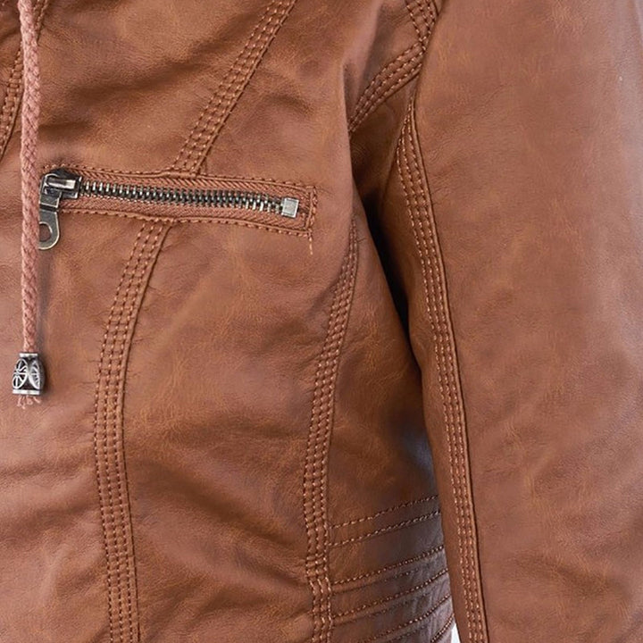 Elena | Timeless Chic Leather-Look Jacket