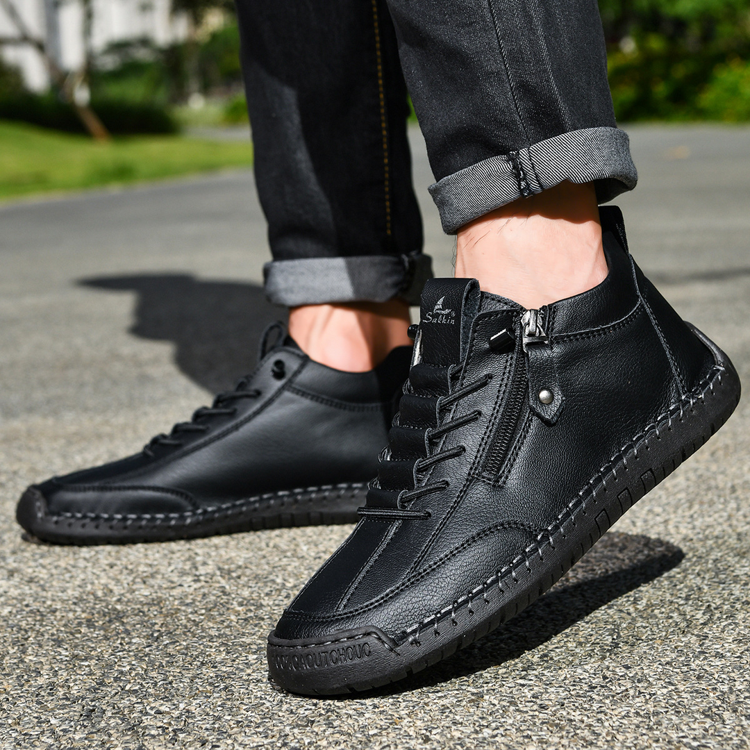 Peter | Supportive Zip-Up Everyday Shoes