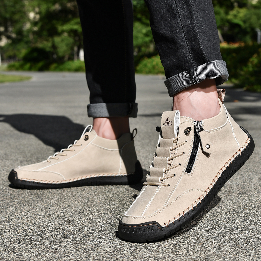 Peter | Supportive Zip-Up Everyday Shoes