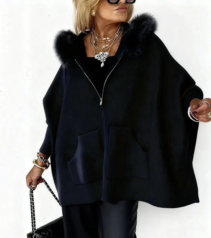 Leighton | Elegant Cozy Hooded Coat