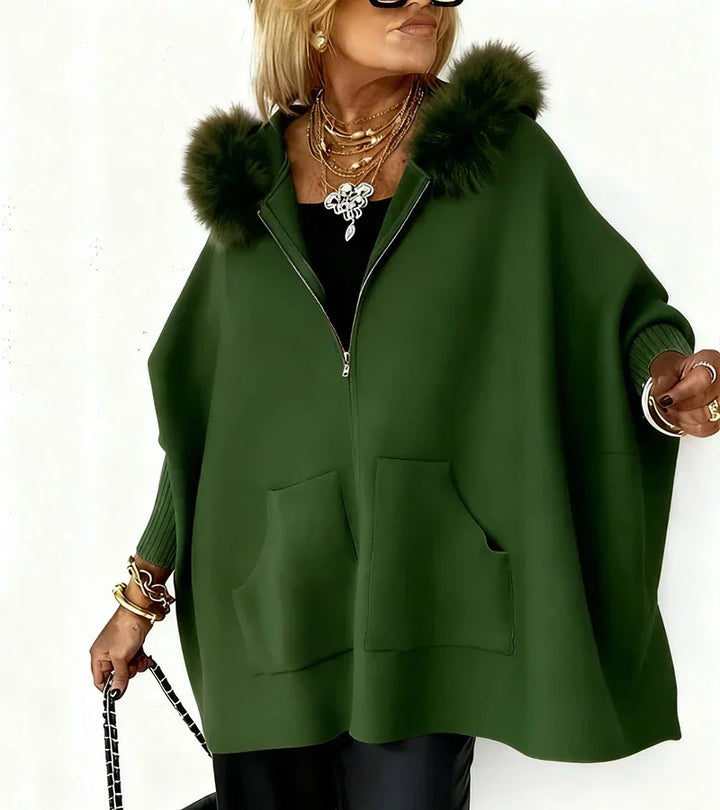Leighton | Elegant Cozy Hooded Coat
