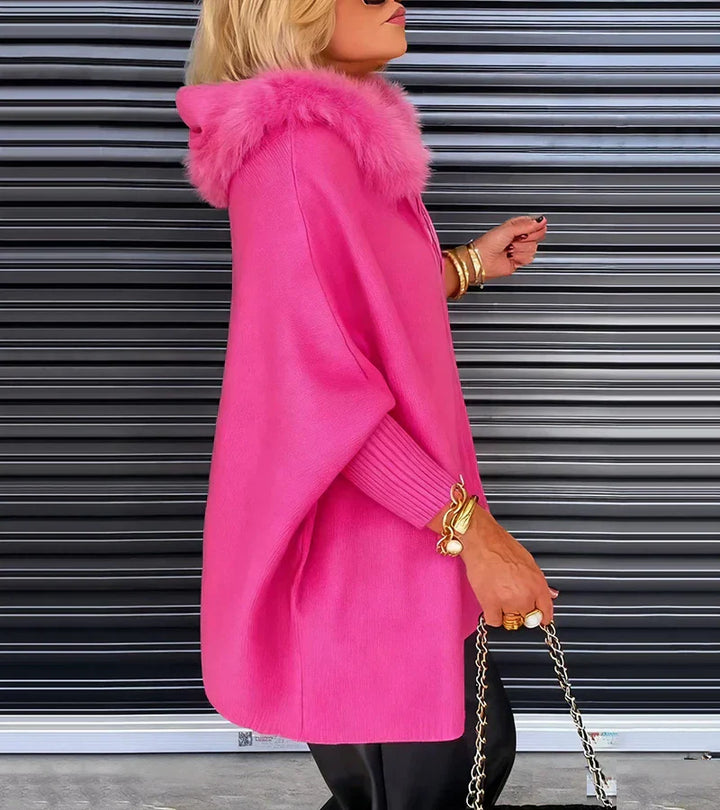 Leighton | Elegant Cozy Hooded Coat