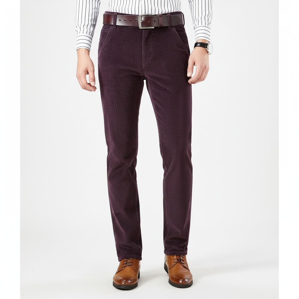 Lorenzo | Chic Corduroy Slim Pants