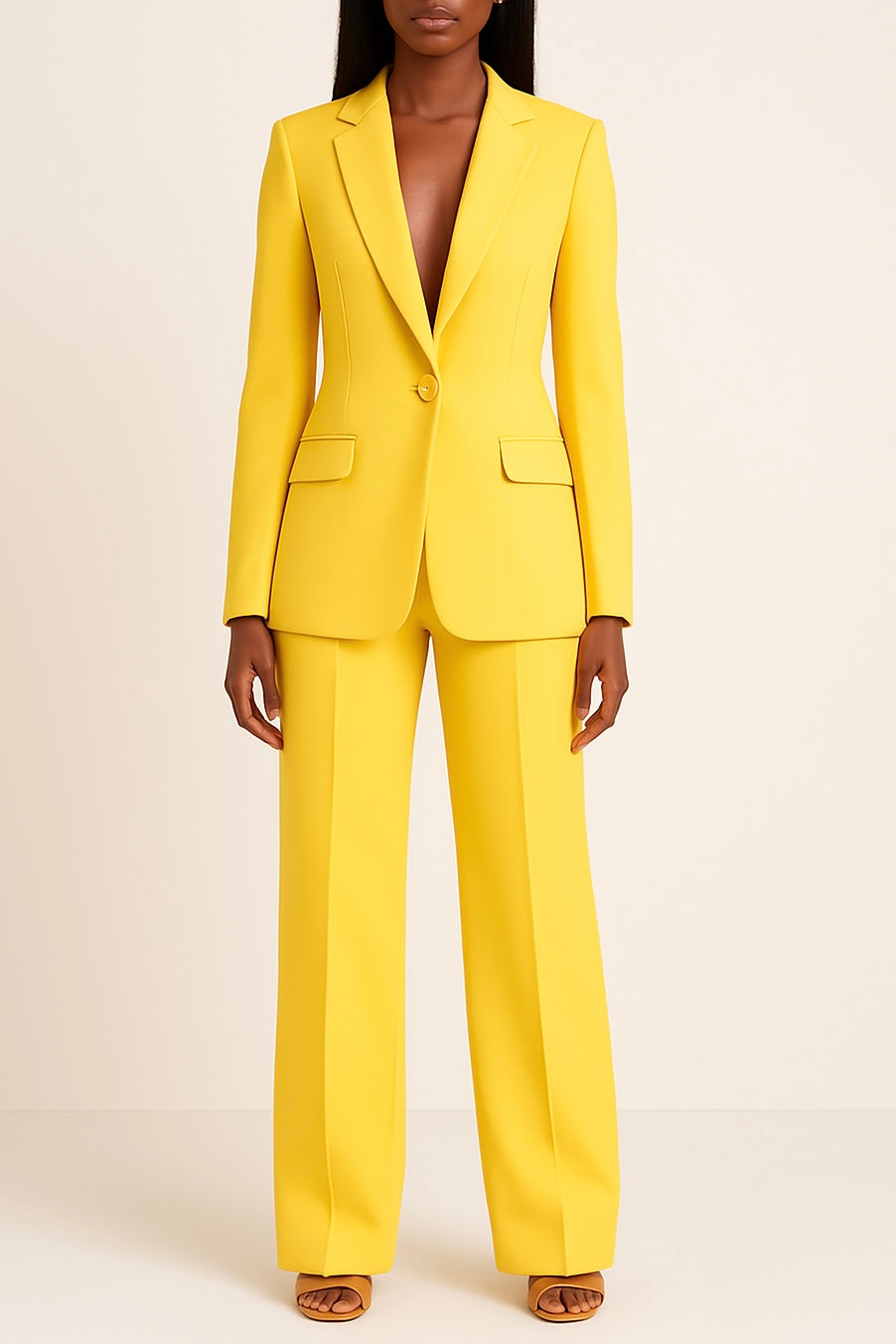 Kylie | Tailored Long Blazer Suit Set