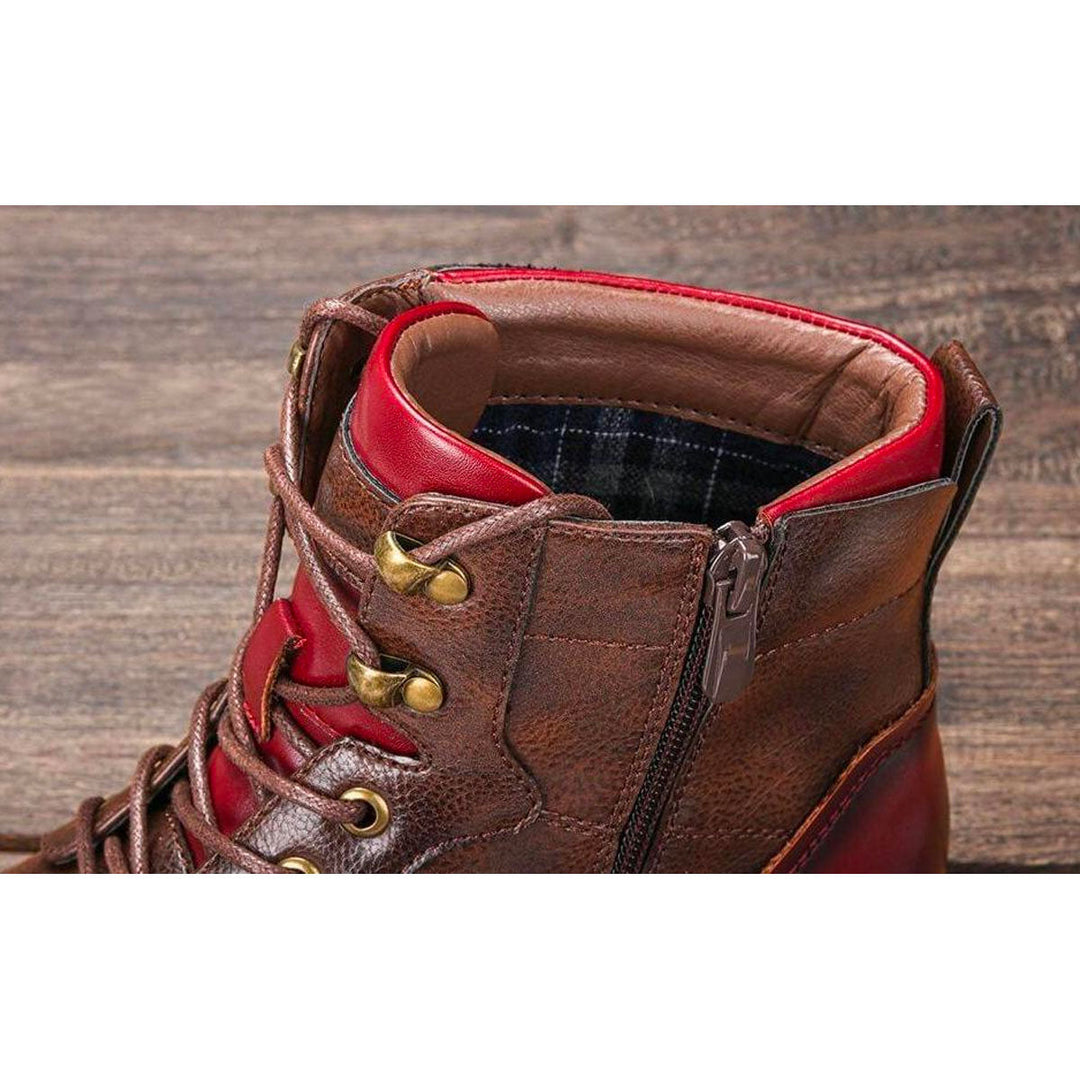 Lucas | Classic Lace-Up Oxford Ankle Boots