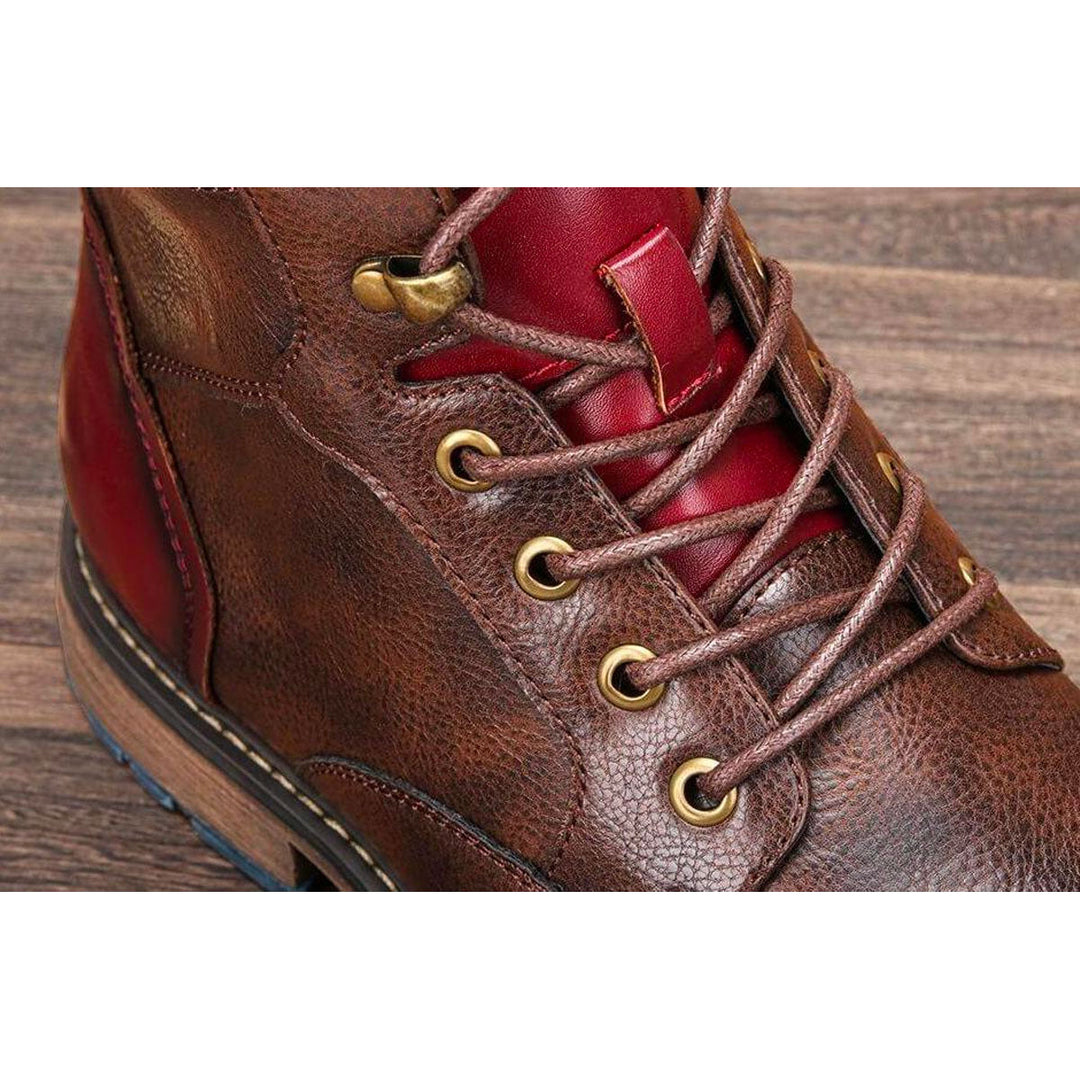 Lucas | Classic Lace-Up Oxford Ankle Boots
