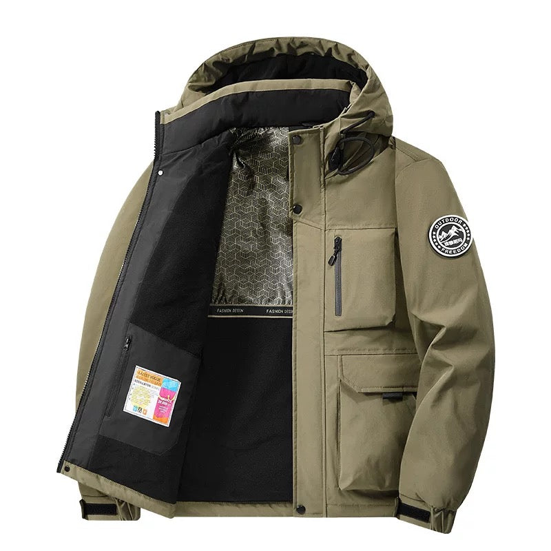 Gian | Structured Hooded Utility Jacket