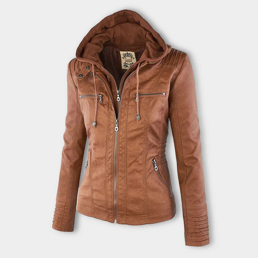 Elena | Timeless Chic Leather-Look Jacket