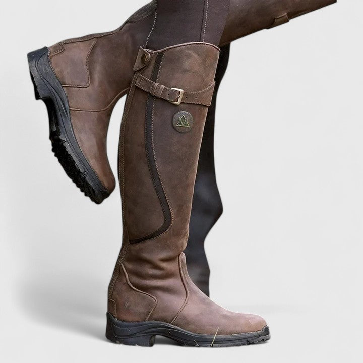 Rinley | Supportive Elegant Tall Buckle Boots