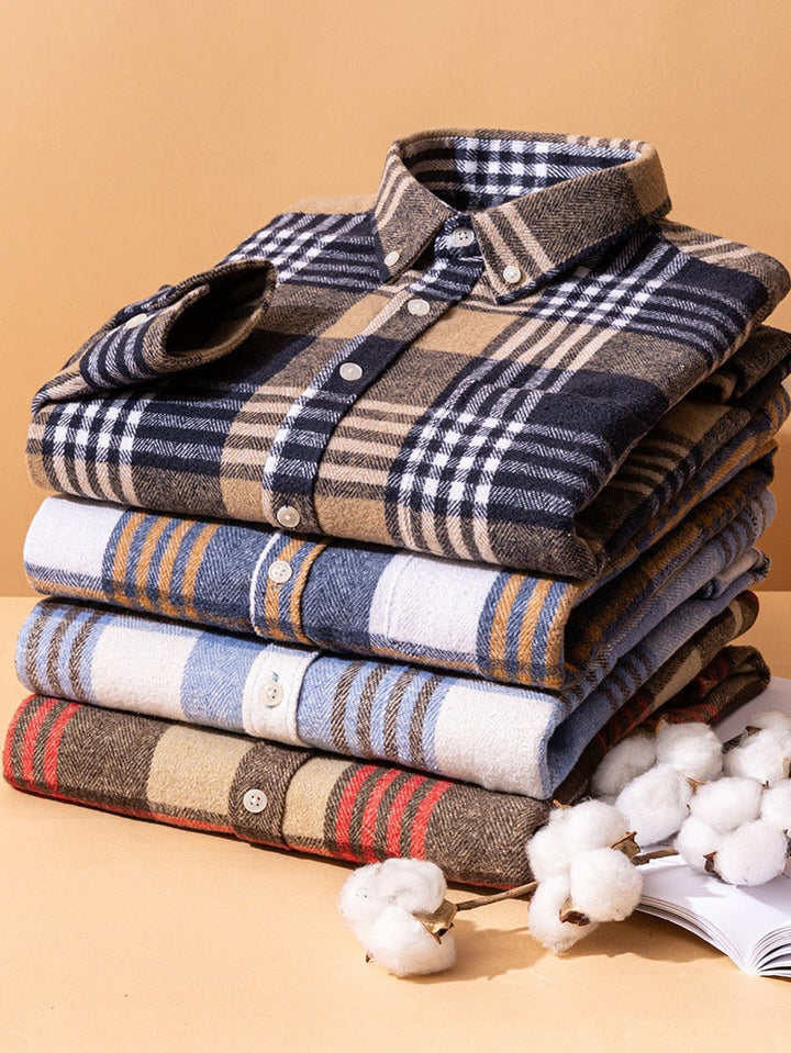 Mark | Classic Plaid Flannel Shirt