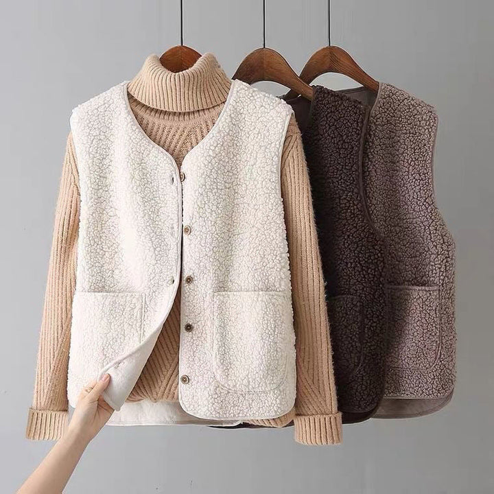 Clara | Classic Button Down Vest