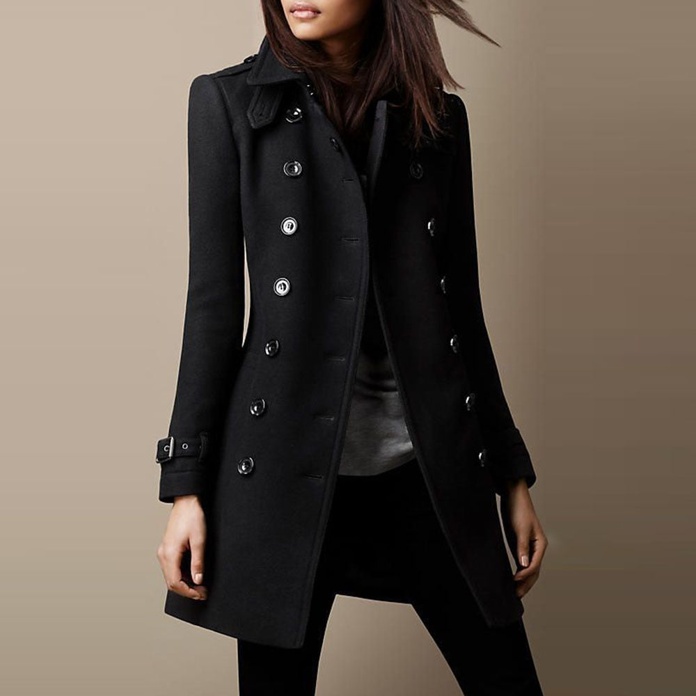 Isabelle | Elegant Double-Breasted Winter Coat
