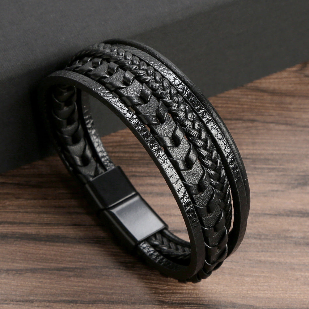 Miles | Braided Multi-Layer Wrist Bracelet
