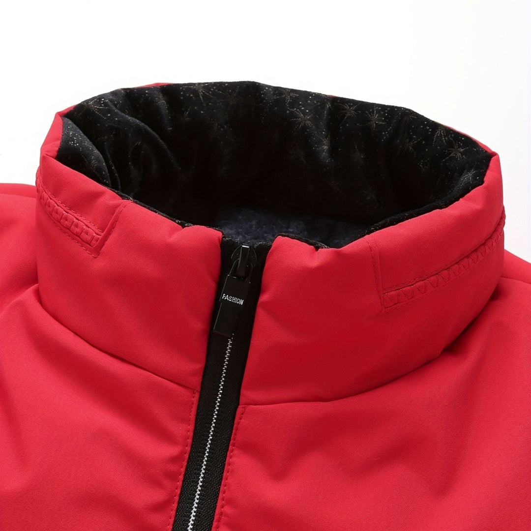 Rowen | Structured High-Collar Smooth Puffer Jacket