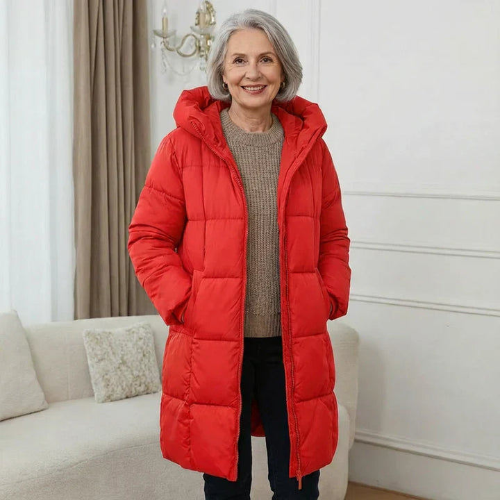 Jenny | Elegant Hooded Puffer Coat