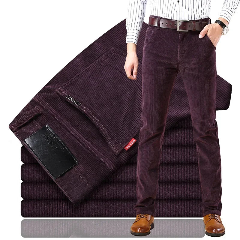 Lorenzo | Chic Corduroy Slim Pants