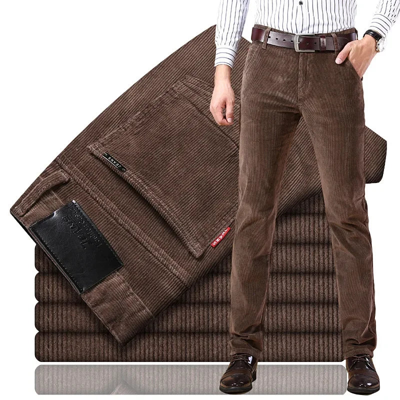 Lorenzo | Chic Corduroy Slim Pants