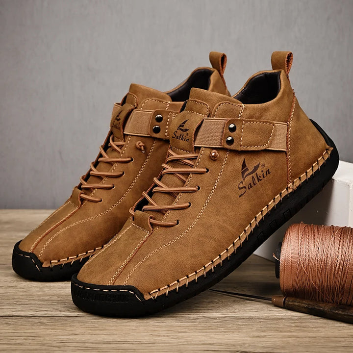 Logan | Refined High-Top Ankle Sneakers