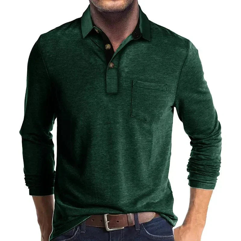 Hayden | Classic Long-Sleeve Polo