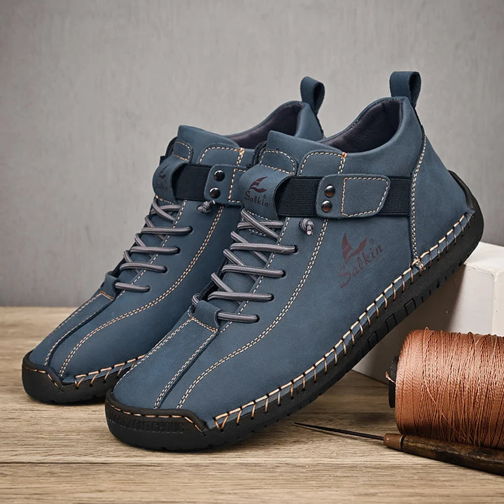 Logan | Refined High-Top Ankle Sneakers