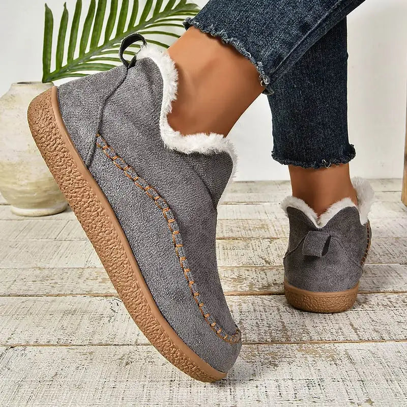 Elise | Cozy Lined Slip-On Ankle Boots