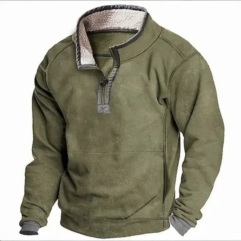 Bryan | Cozy Winter Quarter Zip Sweater