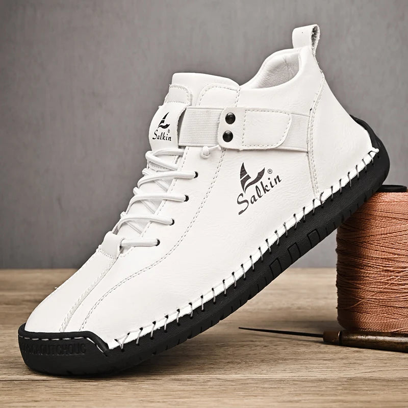 Logan | Refined High-Top Ankle Sneakers