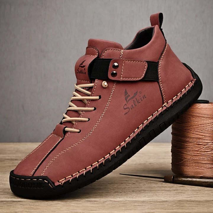 Logan | Refined High-Top Ankle Sneakers