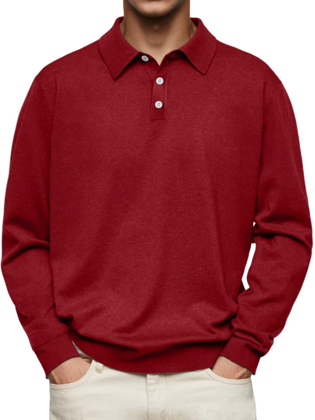 Elliot | Classic Long-Sleeve Polo
