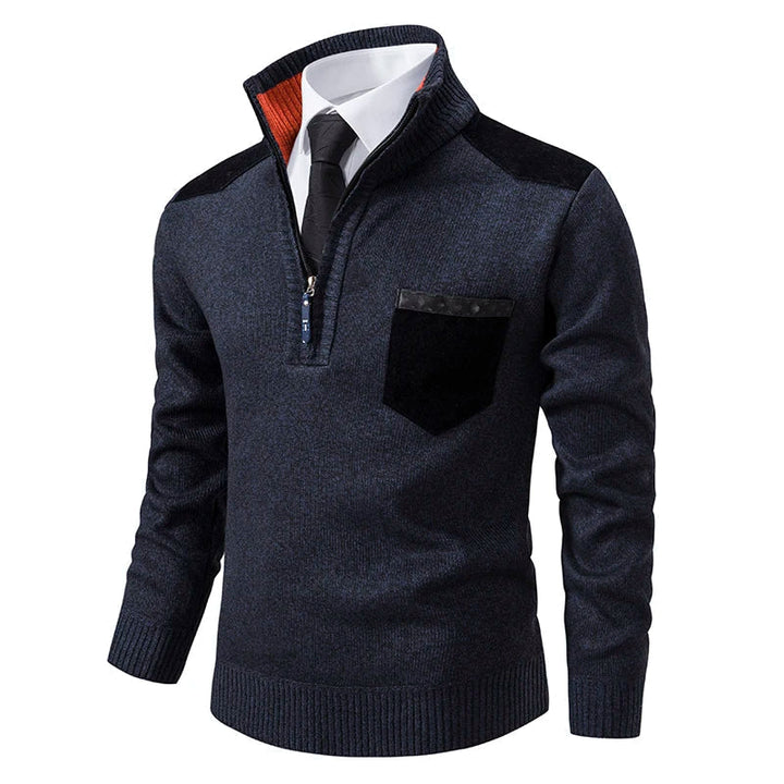 Dylan | Classic Half-Zip Knit Sweater