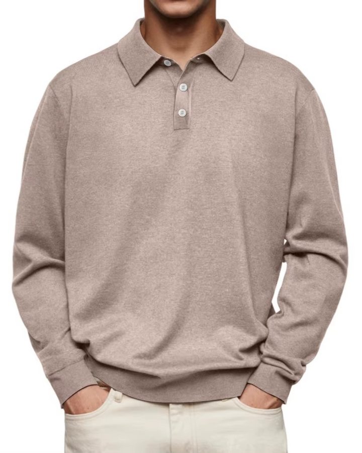 Elliot | Classic Long-Sleeve Polo