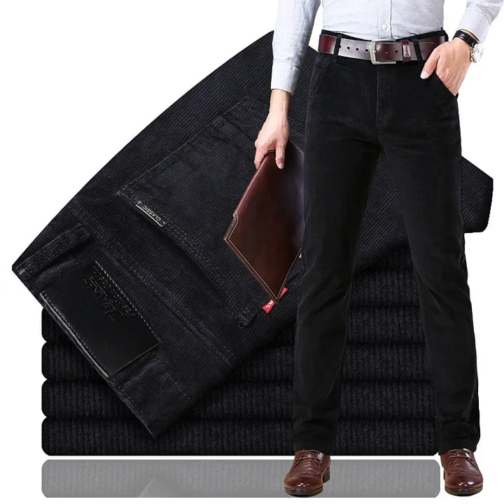 Lorenzo | Chic Corduroy Slim Pants