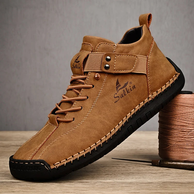 Logan | Refined High-Top Ankle Sneakers