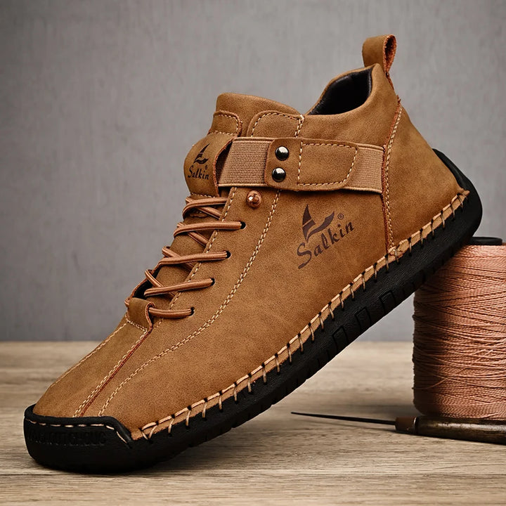 Logan | Refined High-Top Ankle Sneakers