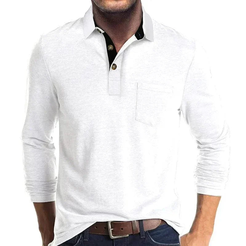 Hayden | Classic Long-Sleeve Polo