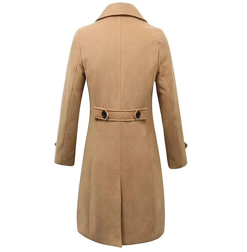Caleb | Classic Double-Breasted Overcoat
