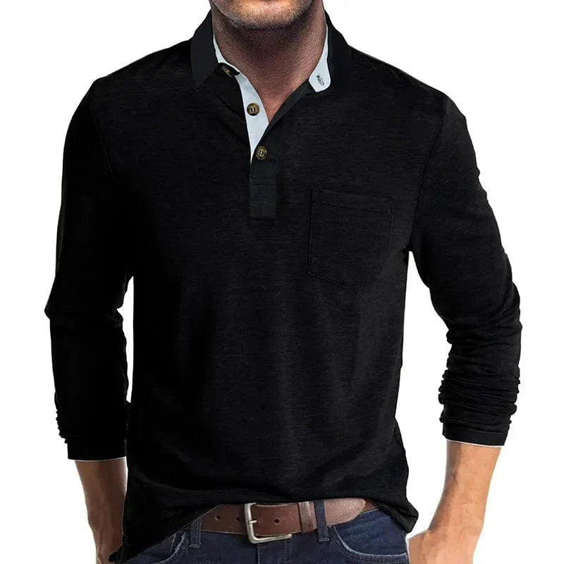 Hayden | Classic Long-Sleeve Polo
